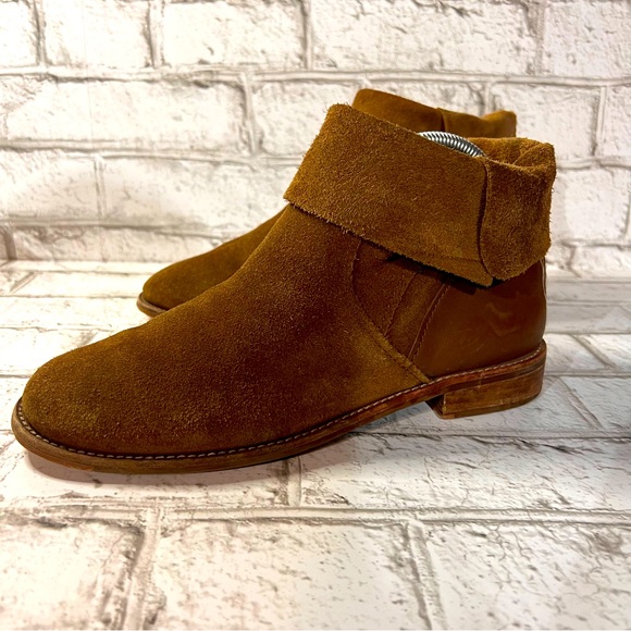 ED by Ellen DeGeneres Brown Zayden Suede Leather Boots W 8.5 US / 38.5 EU - Picture 9 of 14